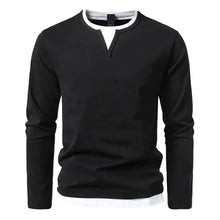 Alwin | Premium Longsleeve aus gekämmter Baumwolle – Schwarz