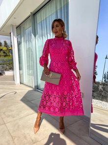 Elegantes Kleid für Damen – Fuchsia