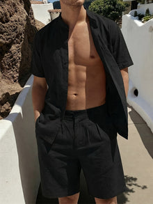 Dmitry - Premium Bettwäsche Set – Schwarz