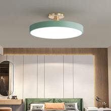LuxLume | Moderne LED-Deckenleuchte mit edlen Goldakzenten – Grün