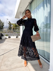 Elegantes Kleid für Damen – Schwarz