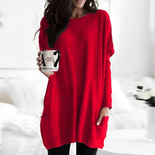 Marcella - Elegantes Langarmshirt – Rot