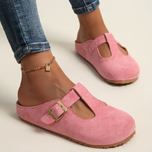 Helane – Bequeme Hausschuh Aus Wildleder – Rosa