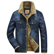 Eberhard | Bequeme Herren Winterjacke mit Fleece-Innenseite – Hellblau
