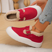 Damen Winterclogs mit verstärkter Spitze und Schnalle - Renate – Rot