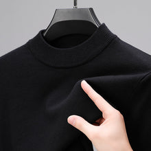Sian | Kaschmir-Sweater mit geripptem Saum – Schwarz