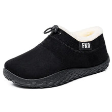 Kamira – Bequeme Schuhe Aus Kunstfell – Schwarz
