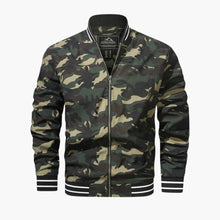 Leichter Windbreaker für Herren – Grüne Tarnung