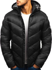 CAN - Elegante und Trendige Winterjacke – Schwarz