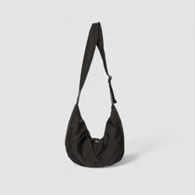 Puffer Schultertasche Damen – Vegane Leder Hobo Bag mit Reißverschluss – Schwarz