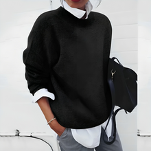 Eleganter Gestrickter Kaschmirpullover Für Damen | Perfekt für den Alltag – Zwart