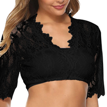 Damen Elegante Oktoberfest Dirndl Bluse – Schwarz