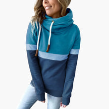 Adriana | Einzigartiger Bunter Hoodie – Blau