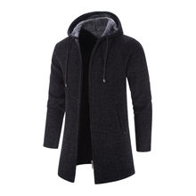Kapuzen-Sweatshirt aus Wolle - WENTZEL – Schwarz