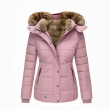 Anna™ | Warmer mit Fell gefütterter Wintermantel – Rosa