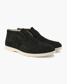 Mason | Slip On Mid Cut Men's Suedeloafer – Schwarz