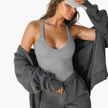 Iris | Stilvolles Selbstbewusstseins-Top – Grau