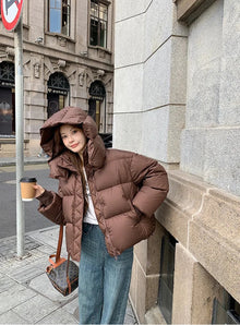 Zavirise | Bomberjacke – Kaffeebraun