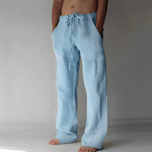 Martin - Komfortable Hose mit Zugband – Hellblau