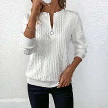 Birgit™ | Eleganter Stilvoller Strickpullover – Weiß