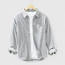 Chloe | Gestreiftes Top mit Stil – Grau