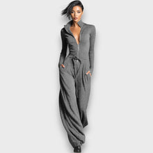 Elara – Eleganter Strick-Strampler – Grau