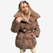Maria | Elegante Wattierte Jacke – Braun