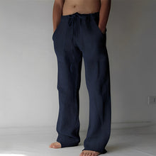 Martin - Komfortable Hose mit Zugband – Marineblau
