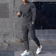 Adelard - Herren-Set mit Pullover und Hose – Dunkelgrau