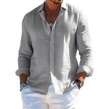Félicien - Angenehmes langärmeliges Poloshirt – Grau