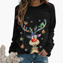 Elina | Weihnachtspullover – Schwarz