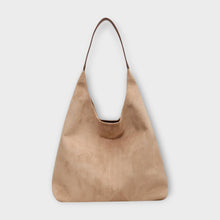 Minimalistische Schultertasche Damen – Creme