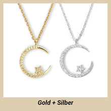 LunaGlanz™ Strahlendes Himmlisches Halsband – 🔥Gold+Silber