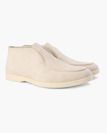 Keynes - Hohe Wildleder Hausschuhe – Beige