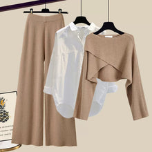 Anglea | Dreiteiliges Langarmset – Braun