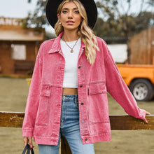 Drune | Klassisches Vintage Denim Jacke für Damen – Rosa