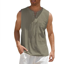 Alexia - Bequemes, ärmelloses Tanktop für Herren – Grau