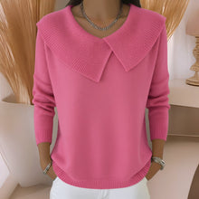 Yamina - Gemütlicher Pullover Mit Kragen – Rosa