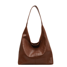 Lavina -  Vintage-Tragetasche für Damen mit viel Platz – Braun