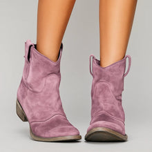 Claudia™ | zeitlose Stiefeletten – Violett