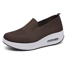 Damen Slip-On Luftpolster Sneakers Fudus – Braun