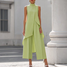 Maryam - Elegantes Langes Kleid – Hellgrün