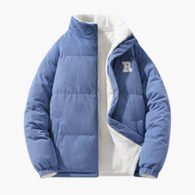 Nikolas | Wende-Steppmantel – Blau
