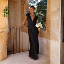 Antonia - Stilvolles Maxikleid – Schwarz