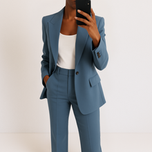 Melanie™ | Zweiteiliger Damenanzug – Blau