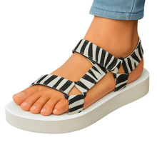 Viviana - Orthopädische Rutschfeste Sandale – Zebra 2