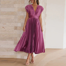 Sidonia® | Schickes Hochzeitsgastkleid für Damen – Lila