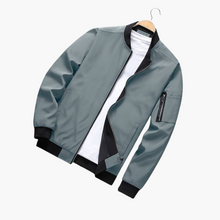 Dennis | Bomberjacke für Herren – Hellgrau