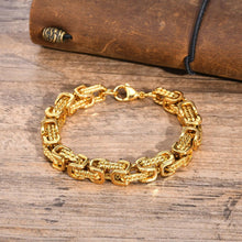 Glinn - Schurke Geschmiedet Kettenmanschette – Gold