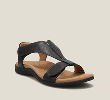 Charlotte | Elegante orthopädische Sandale für Damen – Schwarz
